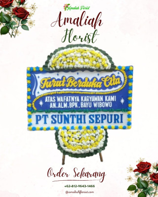 Papan Bunga Duka di Sepinggan Raya