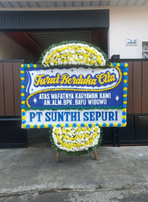 Papan Bunga Duka di Sepinggan Raya