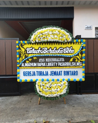 Papan Bunga Duka di Sepinggan Raya