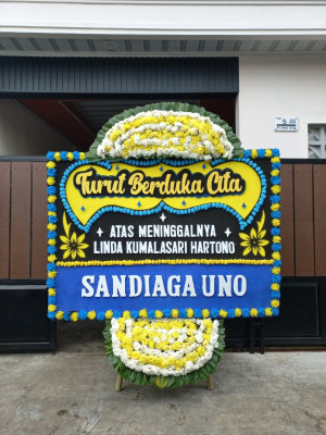 Papan Bunga Duka di Sepinggan Raya